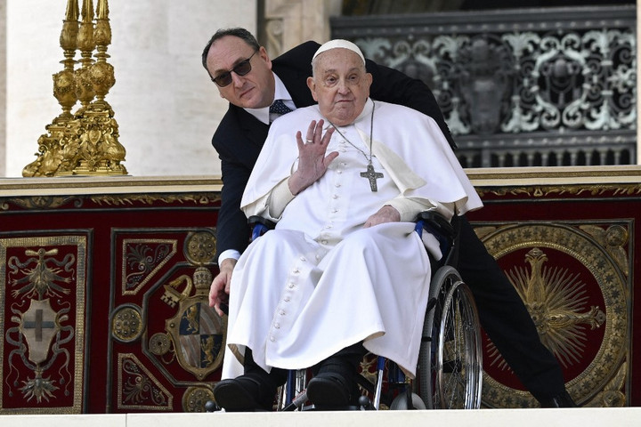 Fotó: AFP/Hans Lucas/CPP/Vatican Media Ferenc pápára emlékezik a közmédia