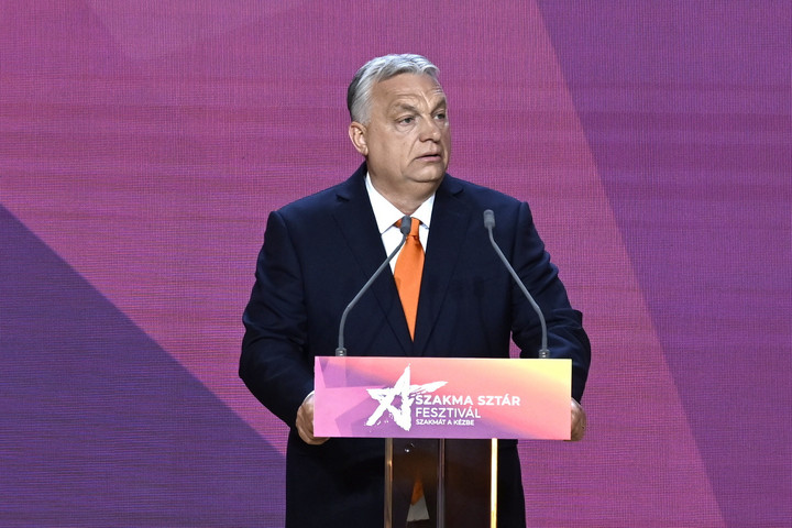Fotó: MTI/Máthé Zoltán Orbán Viktor: „Ha munka van, minden van”