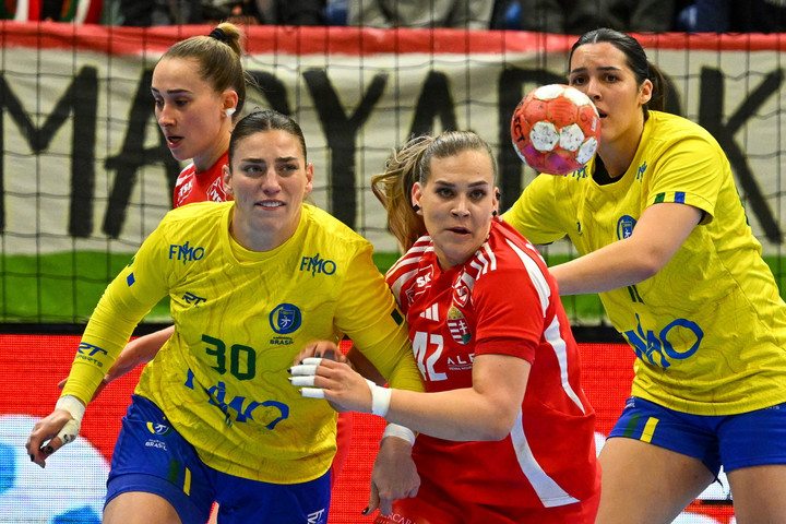 Fotó: MTI/Illyés Tibor A magyar női kézilabda-válogatott négy góllal legyőzte Brazíliát
