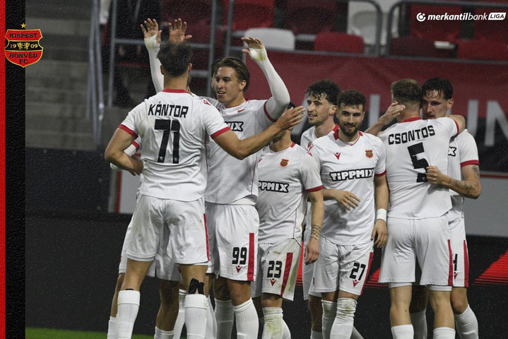 Fotó: Facebook/Budapest Honvéd FC A hajrában meleg volt a pite, de a Honvéd ezt is behúzta
