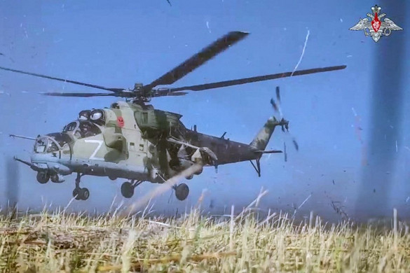 Orosz helikopter jelent meg Lengyelország légterében