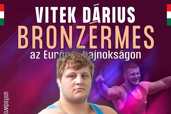 Vitek Dárius imponáló győzelemmel bronzérmes