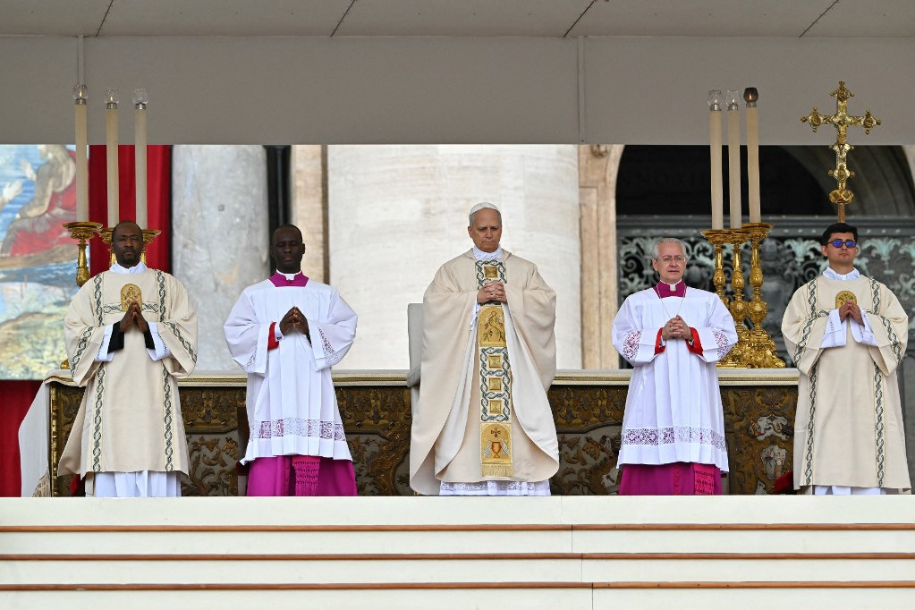 XIV. Leó pápa a pontifikátusa kezdetén