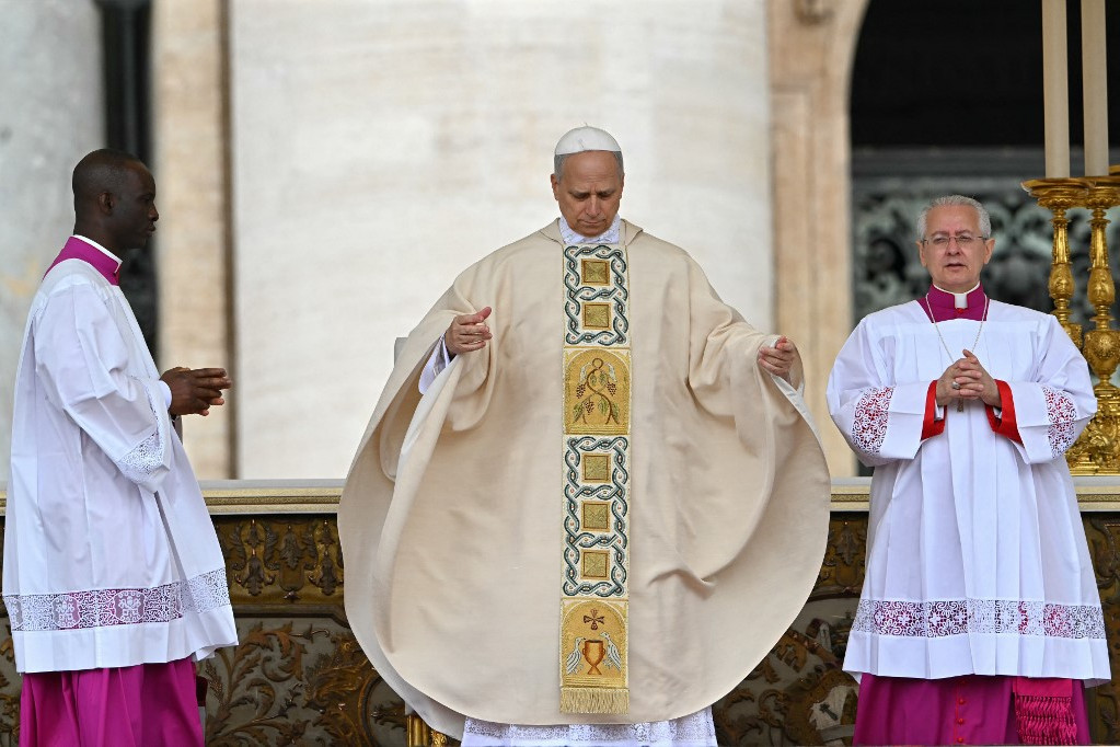 XIV. Leó pápa a pontifikátusa kezdetén