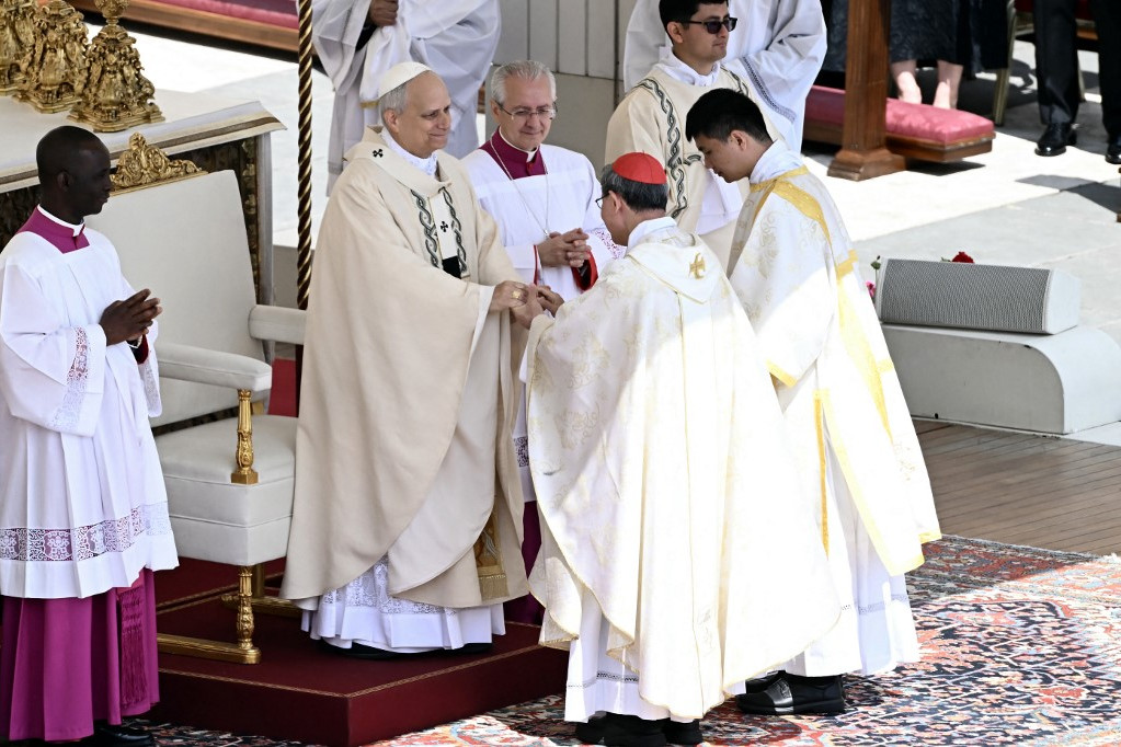 XIV. Leó pápa a pontifikátusa kezdetén