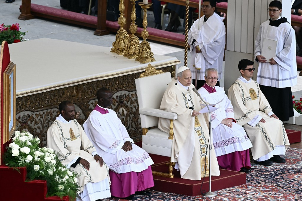 XIV. Leó pápa a pontifikátusa kezdetén