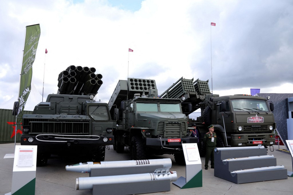 Fotó: AFP/Anadolu/Russian Defense Ministry orosz sorozatvetők egy oroszországi, Kubinkában tartott kiállításon