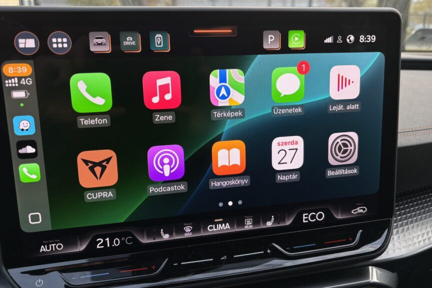 Fotó: SportVerda Cupra Leon carplay