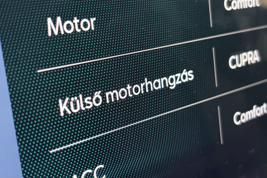 Fotó: SportVerda Cupra Leon motorhangzás