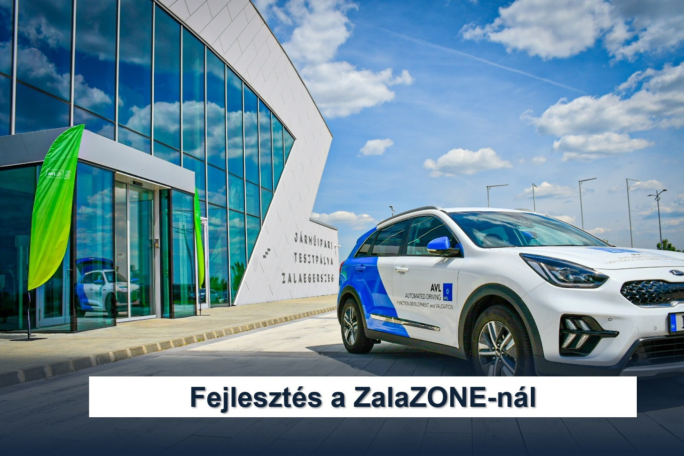 Fotó: Facebook/Nagy Bálint Átadták a ZalaZONE Járműipari Tesztpálya újonnan elkészült pályaelemét