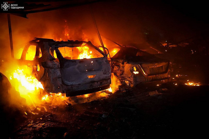 Fotó: AFP/Ukrainian State Emergency Service Press Service/Handout Zelenszkij megrótta az Egyesült Államokat, amiért hallgat a Kijev elleni éjszakai támadásról