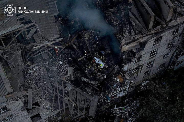 Fotó: AFP/Ukrainian State Emergency Service Press Service/Handout Oroszország addig folytatja, amíg a kiváltó okok meg nem szűnnek