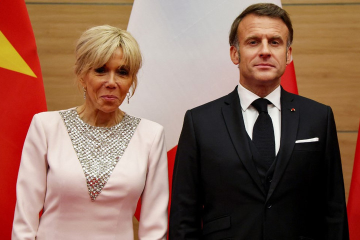 Fotó: AFP/Ludovic Marin Ezt mondta Macron felesége a botrányos pofon után