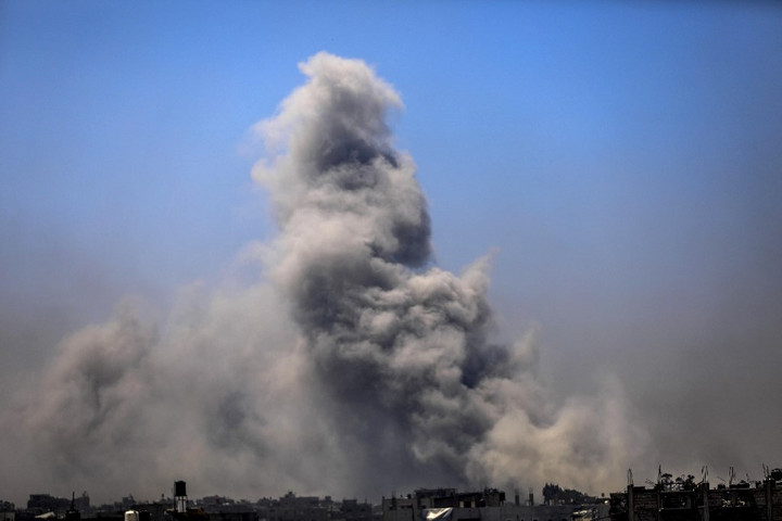 Fotó: Anadolu via AFP/Mahmoud Issa Izraeli katonák estek el a Gázában