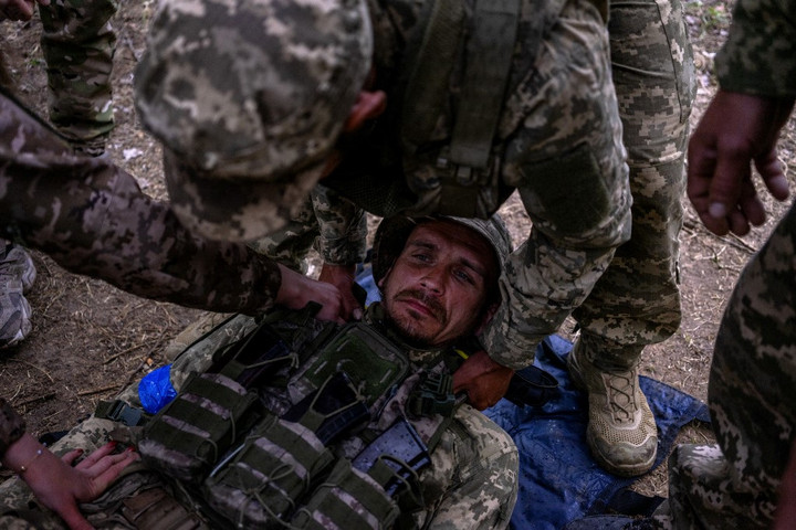 Fotó: AFP/Anadolu/Jose Colon Orosz előrenyomulás Donyeckben