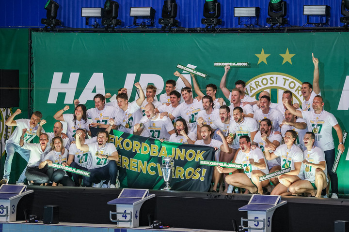 Fotó: Facebook/FTC Vízilabda Férfi vízilabda: huszonhetedszer bajnok a Ferencváros