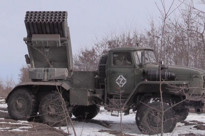 Orosz csapás Tornado–S MLRS-rakétákkal