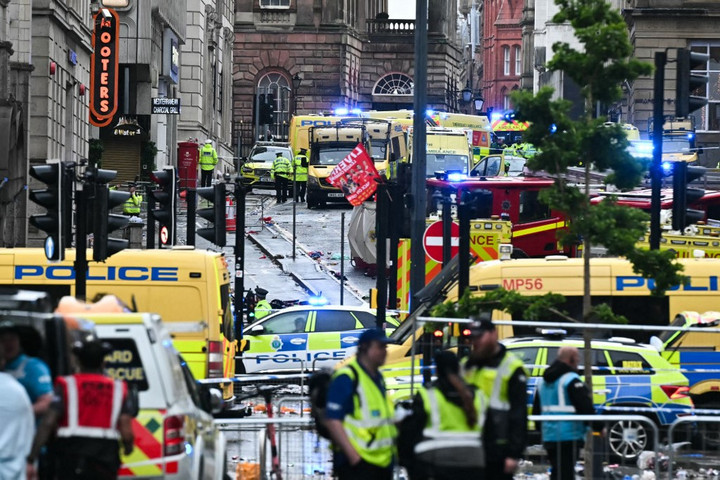 Fotó: AFP/Paul Ellis A rendőrség szerint nem terrorcselekmény történt Liverpoolban