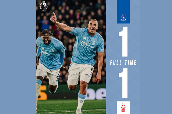 Premier League: ikszelt a Nottingham a Crystal Palace-szal