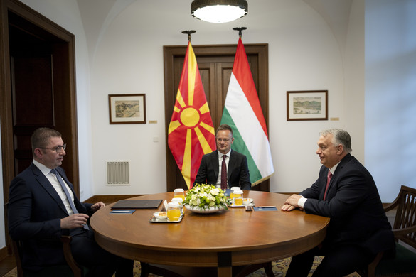 Orbán Viktor miniszterelnök az észak-macedón elnökkel tárgyalt