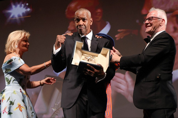 Tiszteletbeli Arany Pálmával tüntették ki Denzel Washingtont