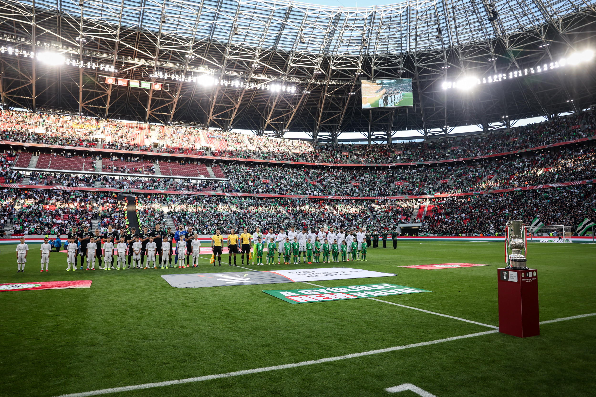 Labdarúgó Magyar Kupa döntő: FTC-Paksi FC