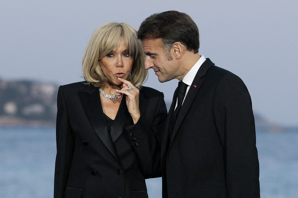 Állami látogatáson Nagy-Britanniában Emmanuel Macron Kép