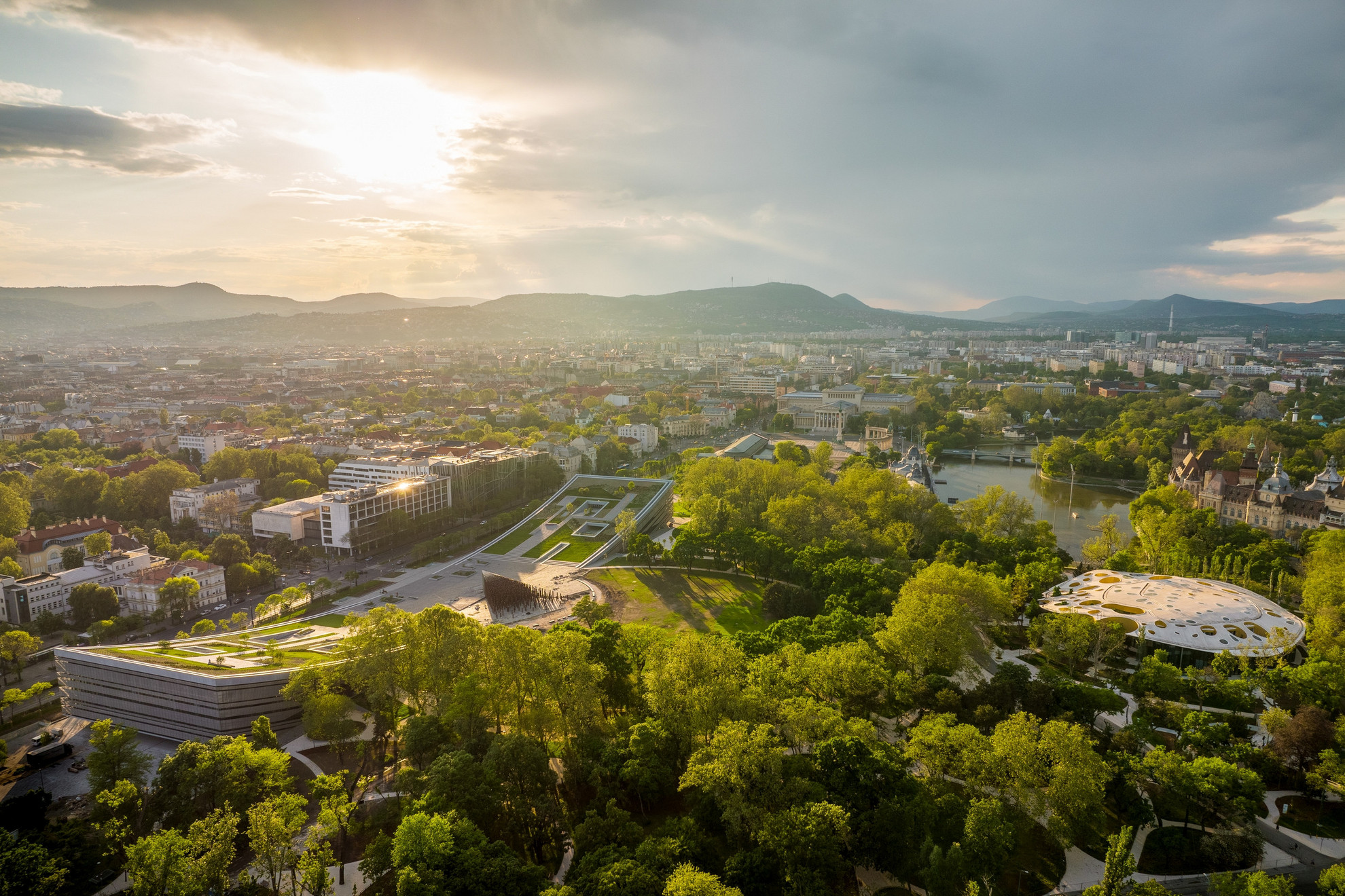Madártávletból a Városliget