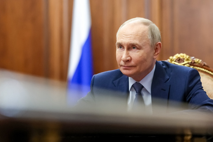Fotó: AFP/Pool/Gavriil Grigorov Putyin: Kijev nem akar békét, terrorszervezetté alakul