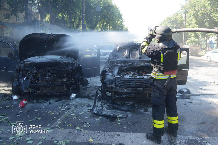 Fotó: AFP/Handout/UKRAINIAN EMERGENCY SERVICE Az orosz hadsereg 112 drónt vetett be ukrajnai célpontok ellen