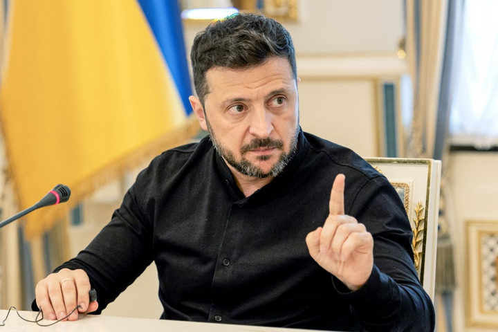 Fotó: AFP/Tetiana Dzhafarova Zelenszkij aggódik a pénz miatt