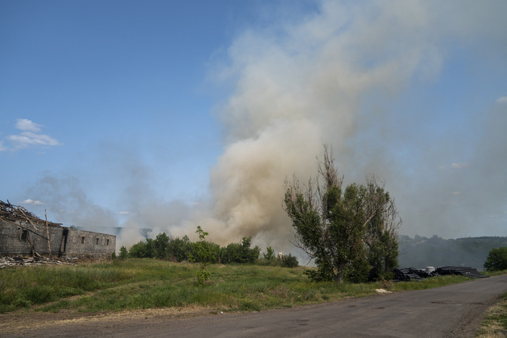 Fotó: Anadolu via AFP/Jose Colon Bombatámadással semmisítettek meg egy ukrán szakaszt