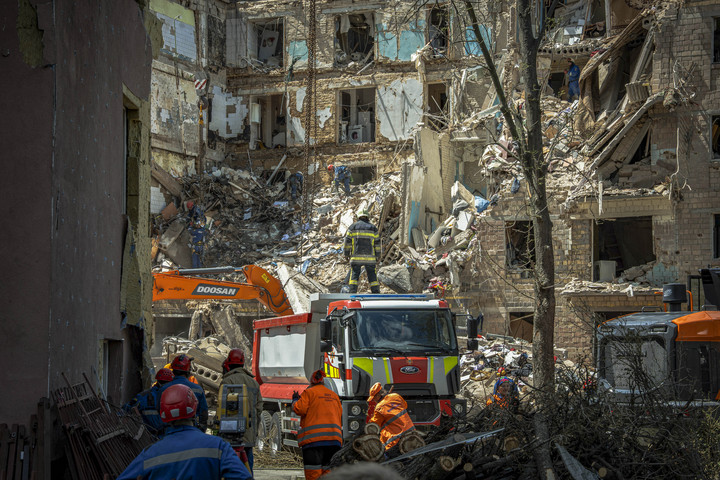 Fotó: Middle East Images via AFP/Ximena Borrazas Sok drón talált célba