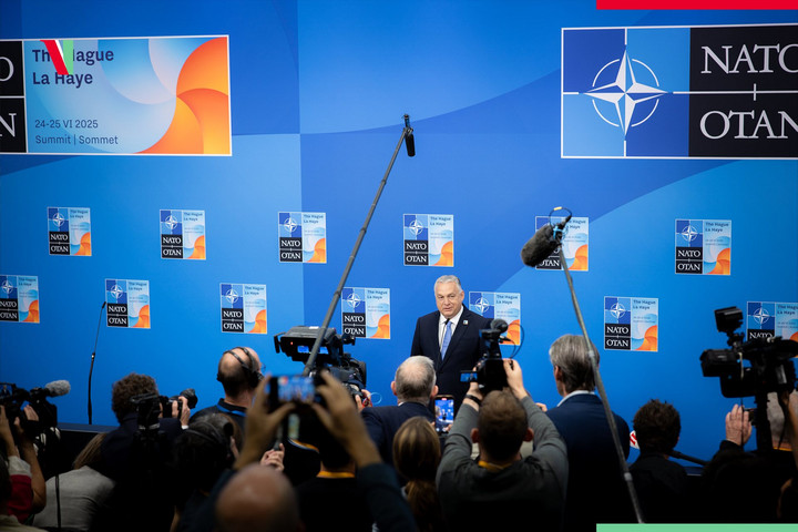 Fotó: Facebook/Orbán Viktor Orbán Viktor a NATO-csúcsról