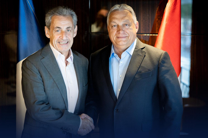 Orbán Viktor a volt francia köztársasági elnökkel tárgyalt