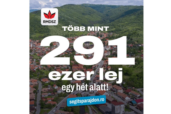 Adomány Parajdnak