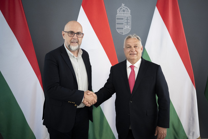 Fotó: MTI/Miniszterelnöki Kommunikációs Főosztály/Benko Vivien Cher Orbán Viktor a Karmelita kolostorban tárgyalt Kelemen Hunorral