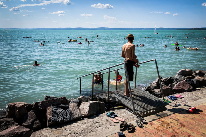Fotó: MH-archív/Purger Tamás Medúzák vannak a Balatonban?
