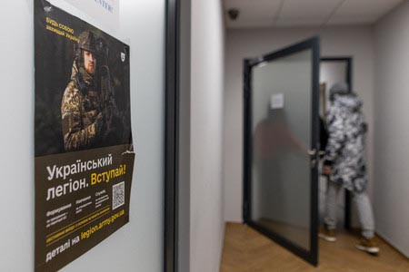 Bezárt egy toborzóiroda Ukrajnában
