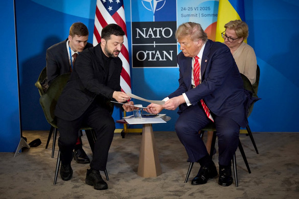 Zelenszkij és Trump találkozott a hágai NATO-csúcson
