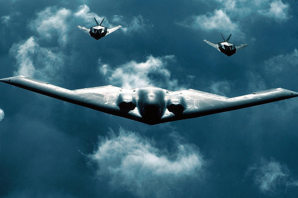Amerikai B-2 lopakodó bombázók szálltak fel, és az Indiai-óceán felé tartanak