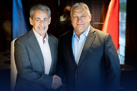 Orbán Viktor a volt francia köztársasági elnökkel tárgyalt