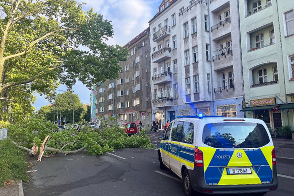 Heves szélvihar Németországban és Ausztriában