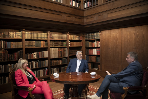 Orbán Viktor a Karmelita kolostorban fogadta Ivan Krastevet
