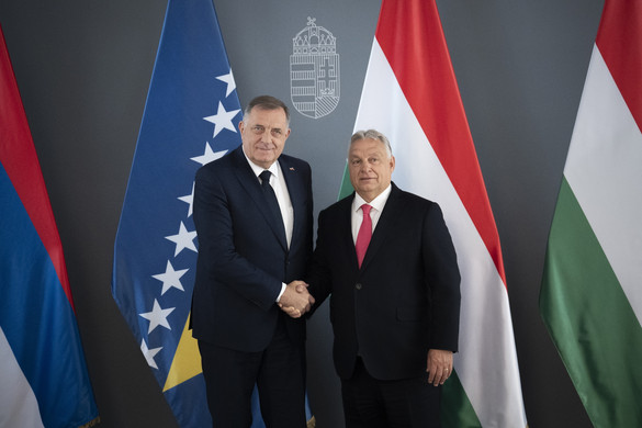 Orbán Viktor miniszterelnök hivatalában fogadta Milorad Dodikot