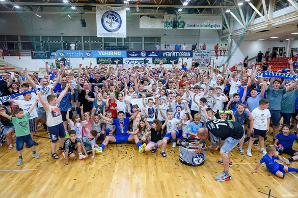 Története során először lett futsal-bajnok a Veszprém
