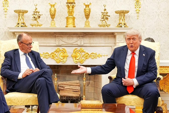 A háború lezárását kéri Merz Washingtonban