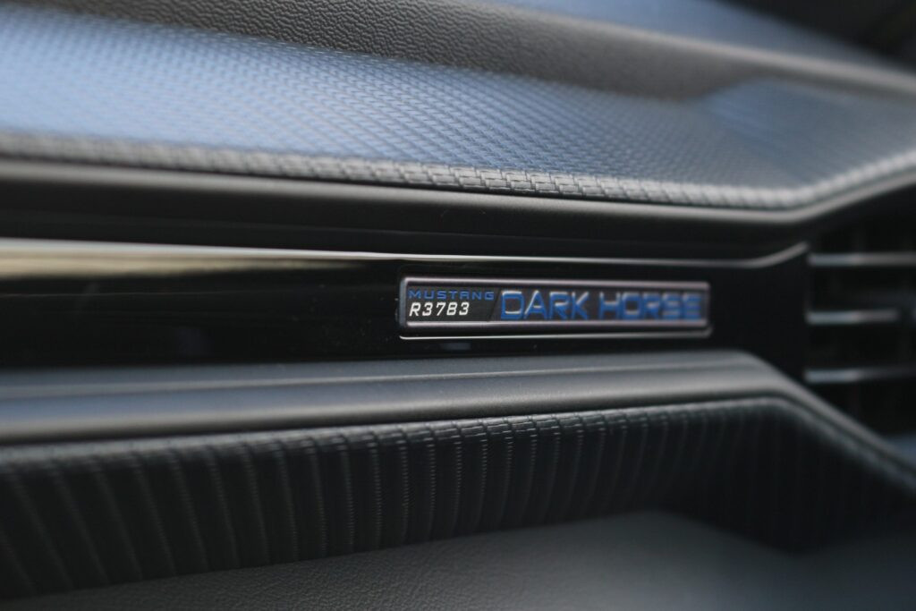 Fotó: SportVerda Ford Mustang Dark Horse belső