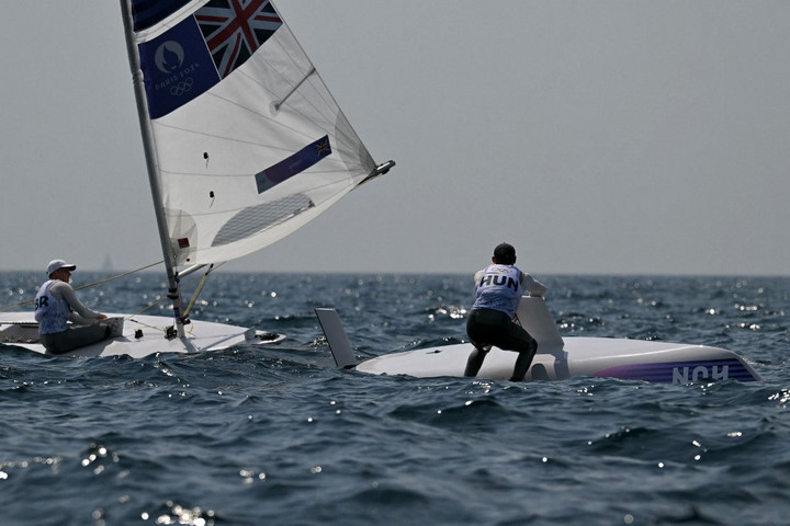 Fotó: AFP/Nicolas Tucat Olimpikon népszerűsíti a Balatont