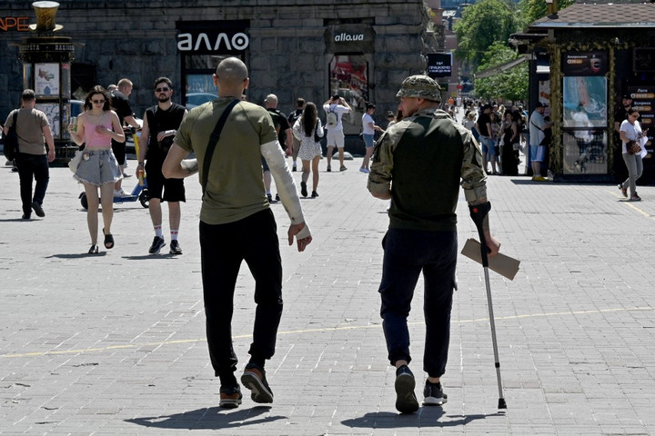 Fotó: AFP/Sergei Supinsky Az ukránok fele pesszimista